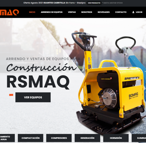 diseño web rsmaq.com