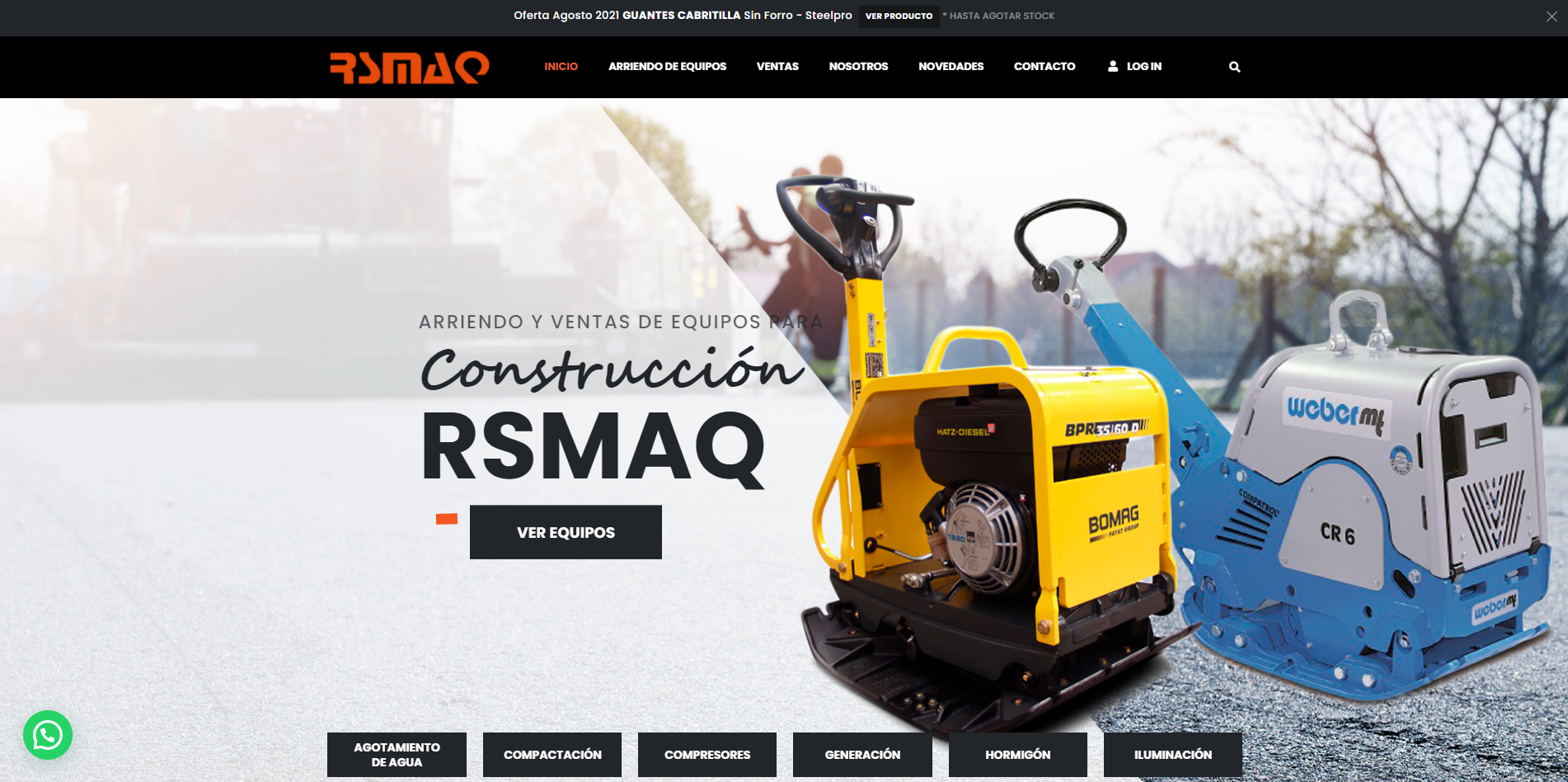 diseño web rsmaq.com